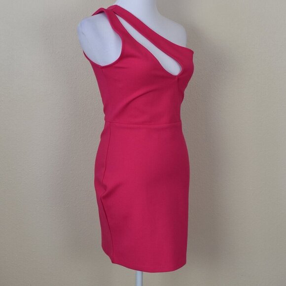 Superdown Nava Asymmetrical One Shoulder Mini Dress - M - Picture 7 of 8